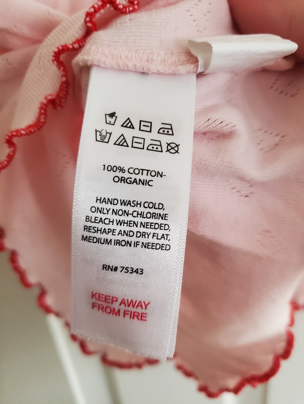 Joie chalk pink heart-print lounge set size medium 100% organic cotton - Picture 5 of 12
